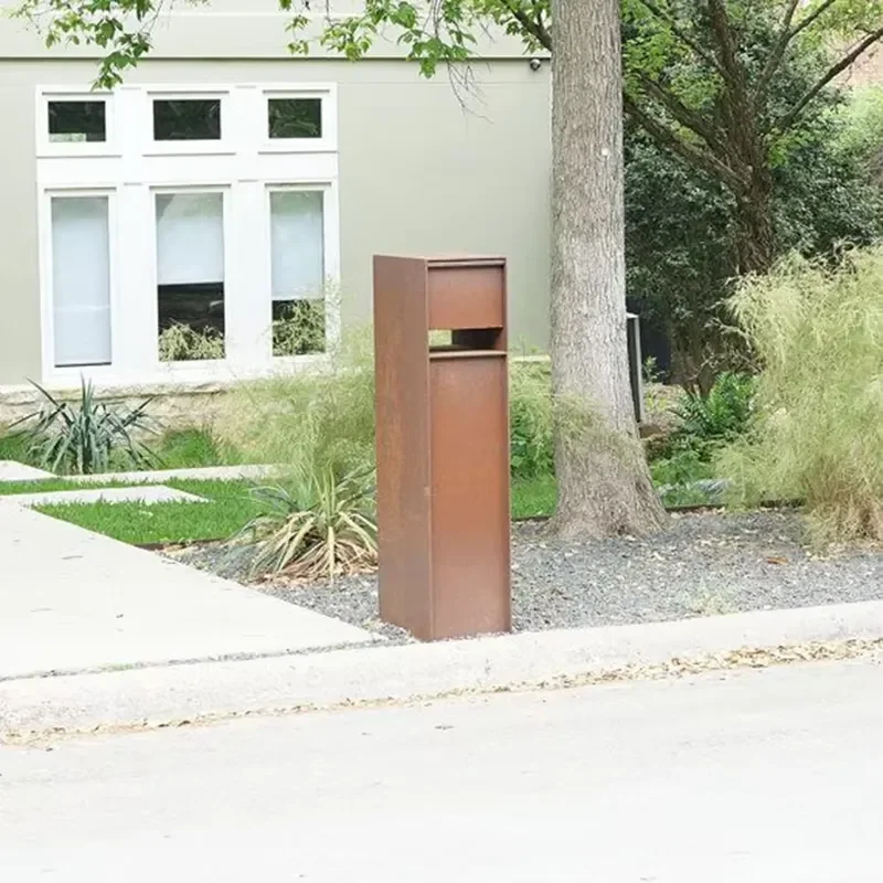 Free Standing Large Letter Boxes Steel Mailbox for Outdoor