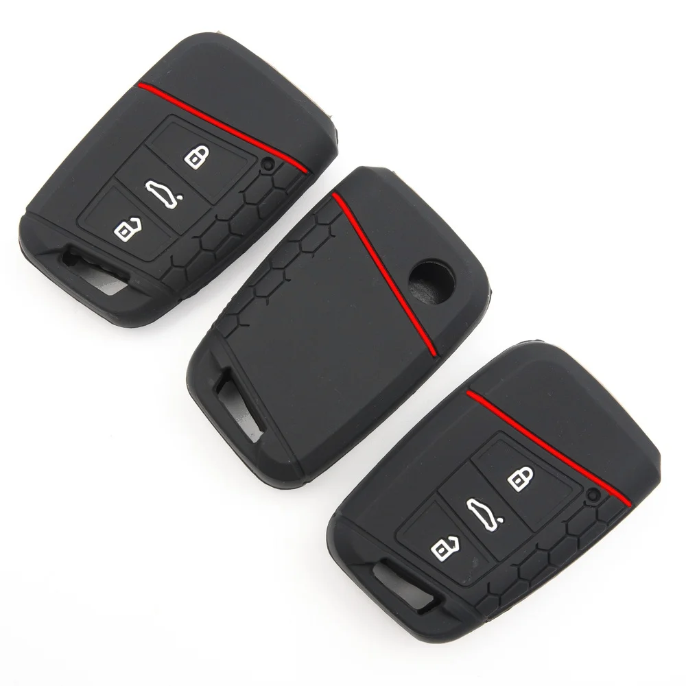Protective Key Cover For VW Volkswagen Magotan Magotan GTE Passat B7 Passat B8 CC For Skoda Fabia Superb A7 Kodiaq For Seat