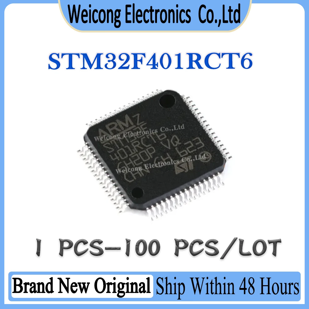 STM32F401RCT6 STM32F401RCT STM32F401RC STM32F401R STM32F401 STM32F STM32 STM IC MCU Chip LQFP-64