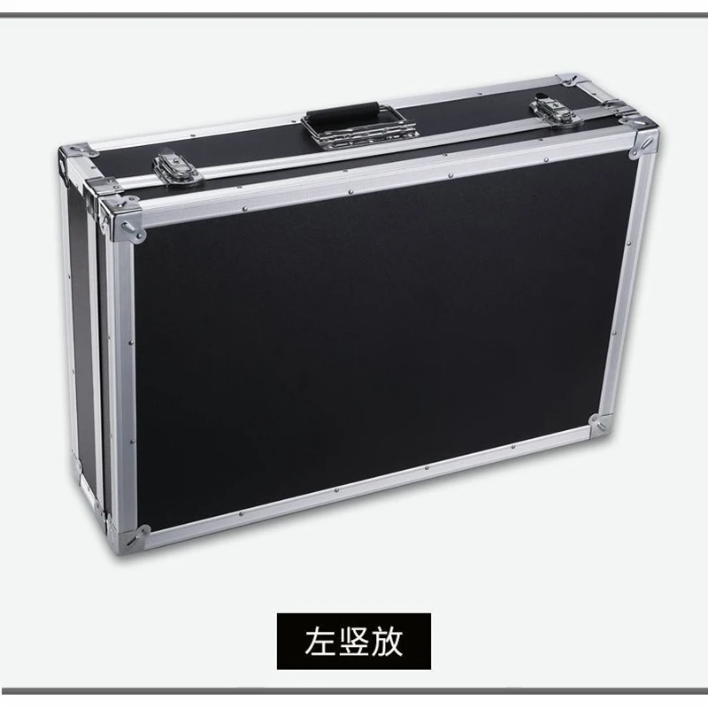 Portable Aluminium Computer Monitor Storage Box Protective Toolbox Screen Transport Display Carrying Case