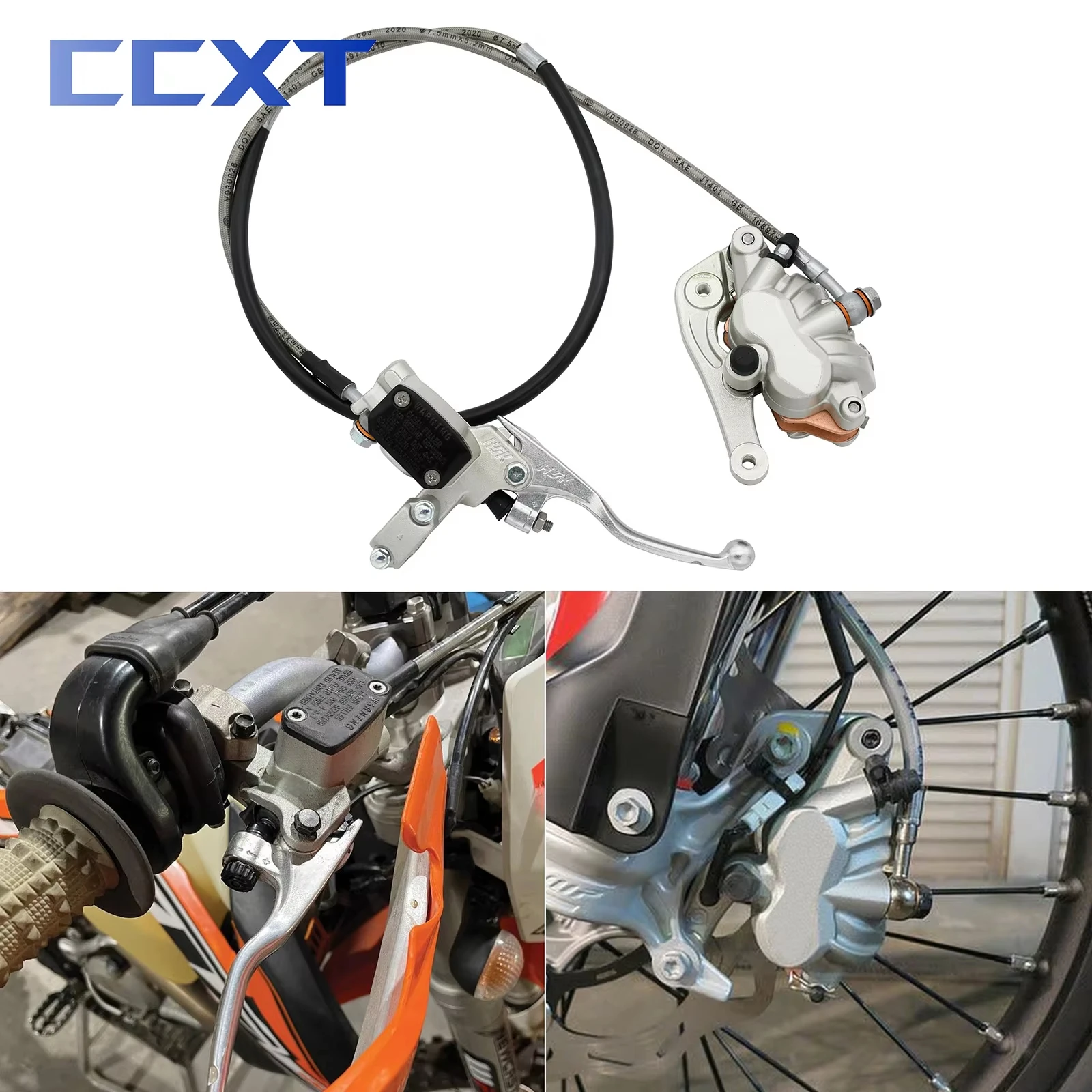 

Тормозной узел (гидравлический) для мотоциклов KTM EXC250, EXC300, SX, XC, EXC, SXF, XCF, EXCF 125-530 (передний тормозной суппорт, главный цилиндр, шланг)