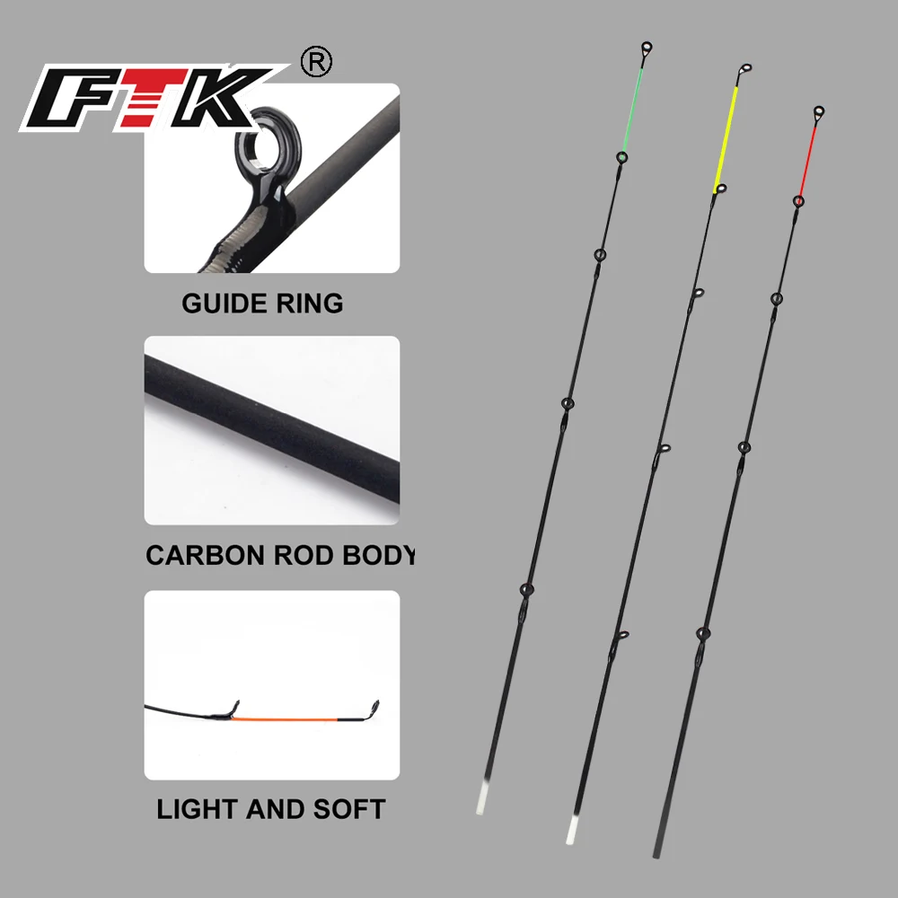 FTK Carbon fiberglass Top Tip 120gM/L/H Feeder carp rod Top Tip Fishing Accessories Fishing Tackle