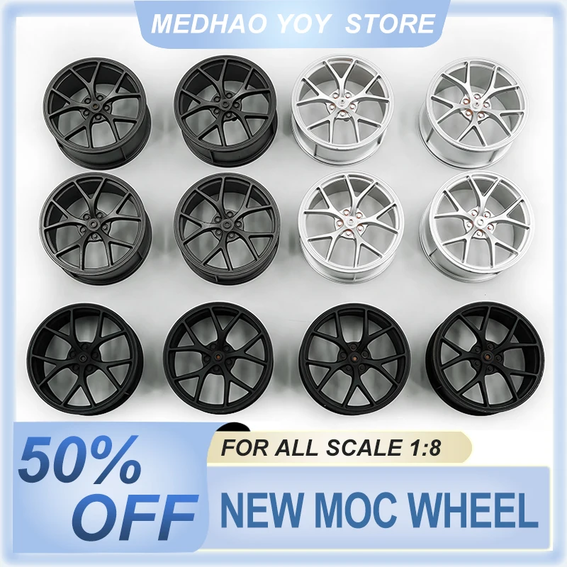 

Уникальные 1:8 новые колеса CADA, ступичные шины, строительная кирпичная модель, аксессуары, колеса, совместимые со всеми колесами автомобиля 42172 42143