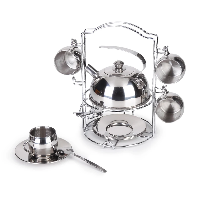 children funky tea sets stainless steel camping tea cook set stainless steel cookware set