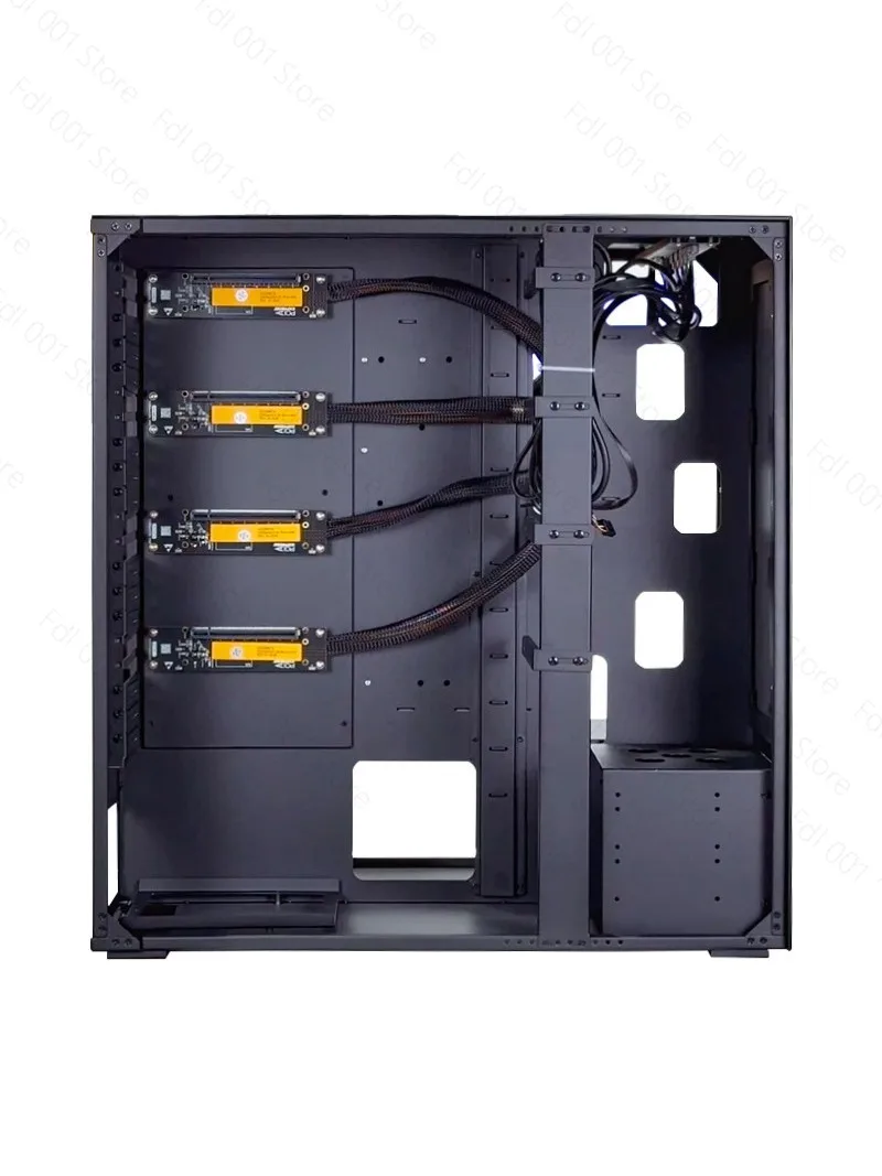 WS04A Water-Cooled GPU Workstation Chassis Deep Learning Server Case for 4x RTX 4090 Graphics Cards