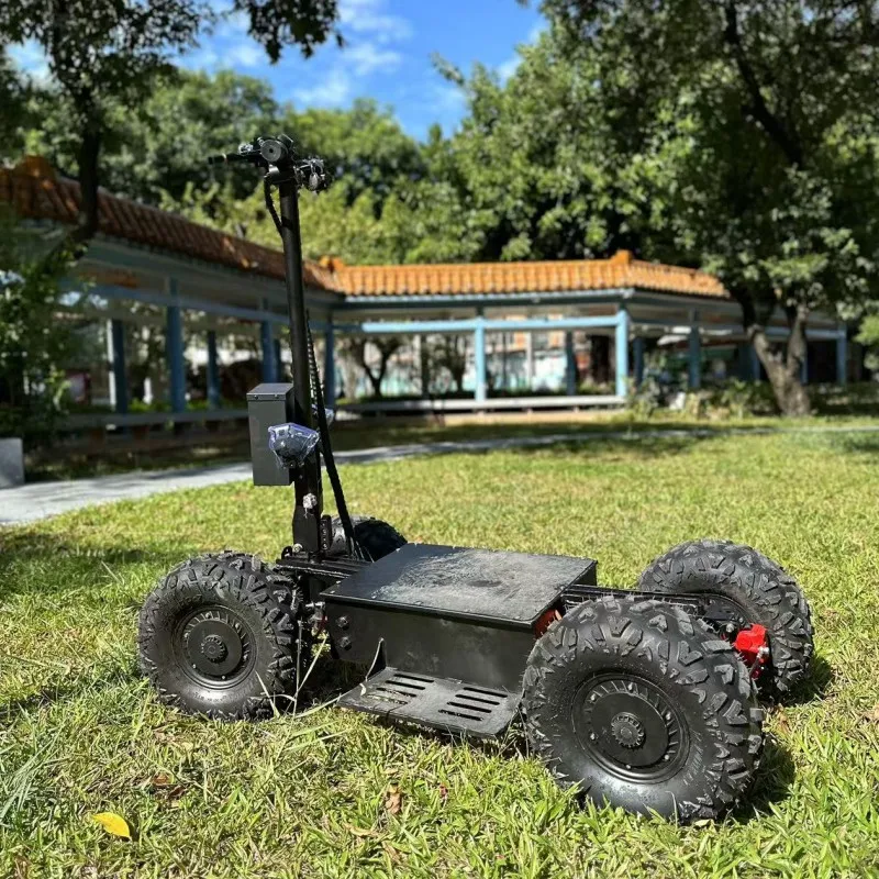 متوفر 4X4 مركبة كهربية على الطرق الوعرة شاطئ 4 عجلة سكوتر كهربائي 60V52AH 16 بوصة التخصيص #3