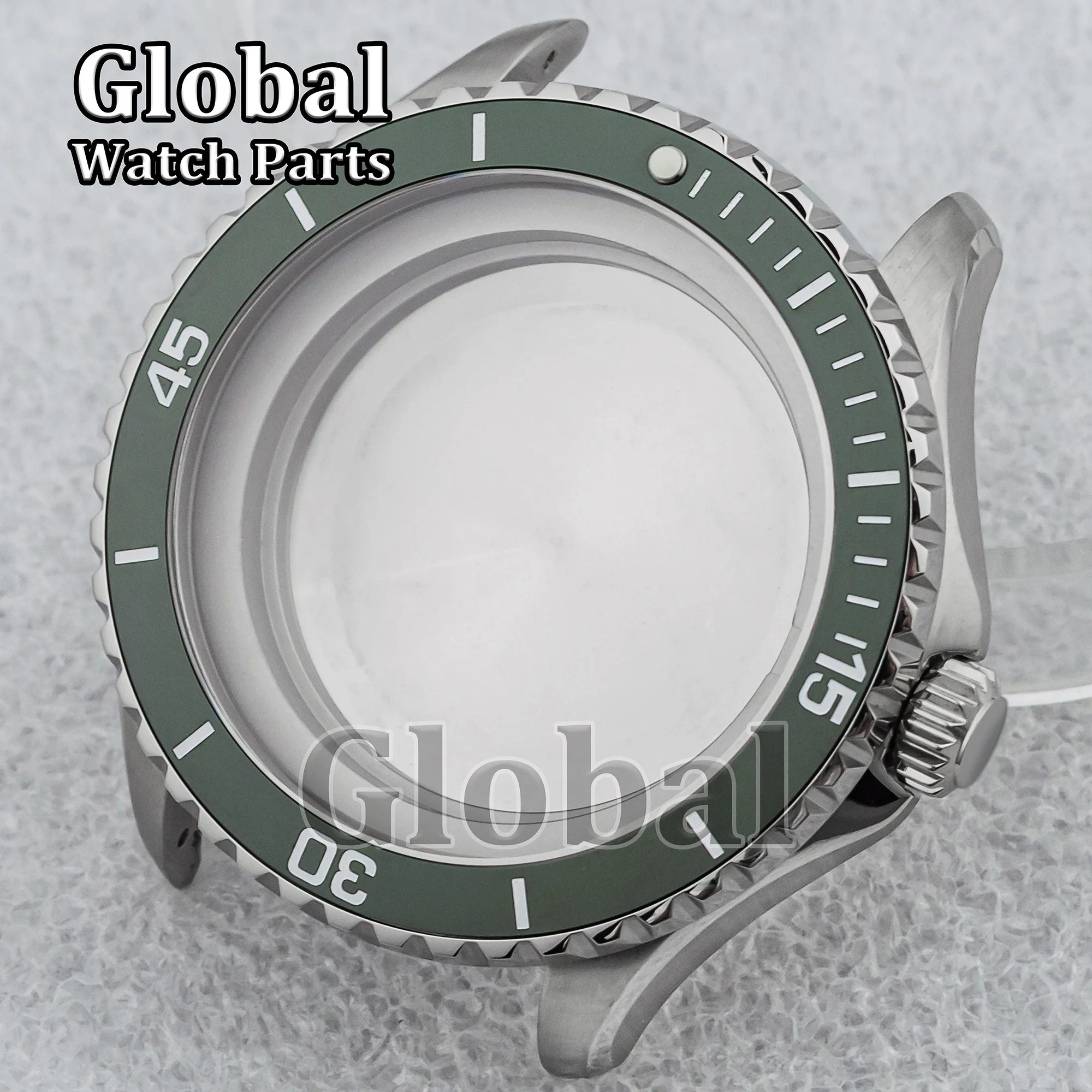 

44mm Watch Case for Superocean fit NH35 20ATM Waterproof Solid Stainless Steel Case Applicable NH35/NH36 Movement Watch Parts