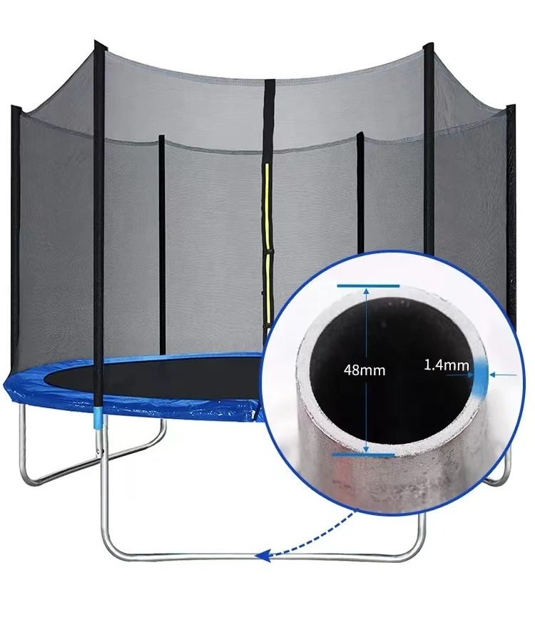 

6/8/10/12/14/16FT Jumping Bungee Trampoline Outdoor Trampoline for Kids and Adults With Safety Net and Spring Padding