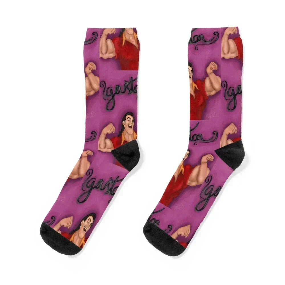 

Gaston - Villains - FairyTales Socks cute designer brand New year's Woman Socks Men's