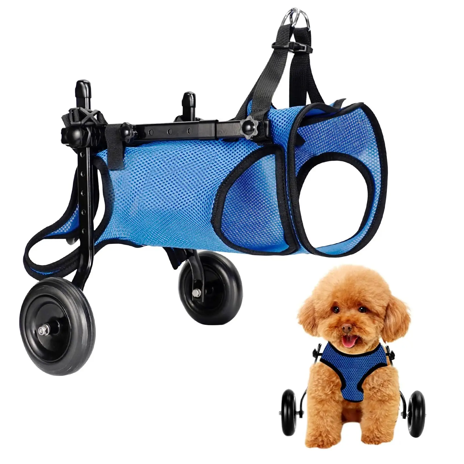 Dog Wheelchair Hind Limb Paralyzed Pet Scooter Disabled Dog Hind Leg Assist Cat Teddy Large Small Dog Bracket