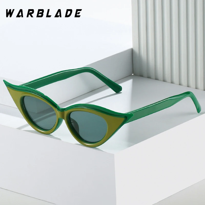 

Trendy Brand Personality Design Cat Eye Women's Sunglasses Hip-Hop Retro Men Sunglass Outdoor Party Summer Travel Eyewear UV400