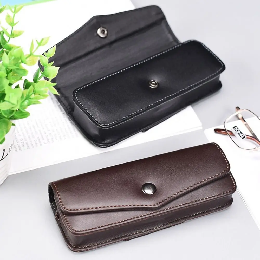 

Gift Presbyopic Glasses Glasses Storage Box PU Leather Waistpack Glasses Box Spectacle Case Eyeglass Box Sunglasses Case