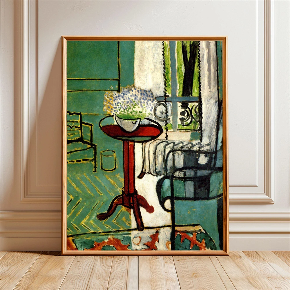 Red Matisse Art Print Poster Henri Matisse Poster Modernist Wall Art Fauvist Home Decor Vintage French Art Prin Canvas Painting