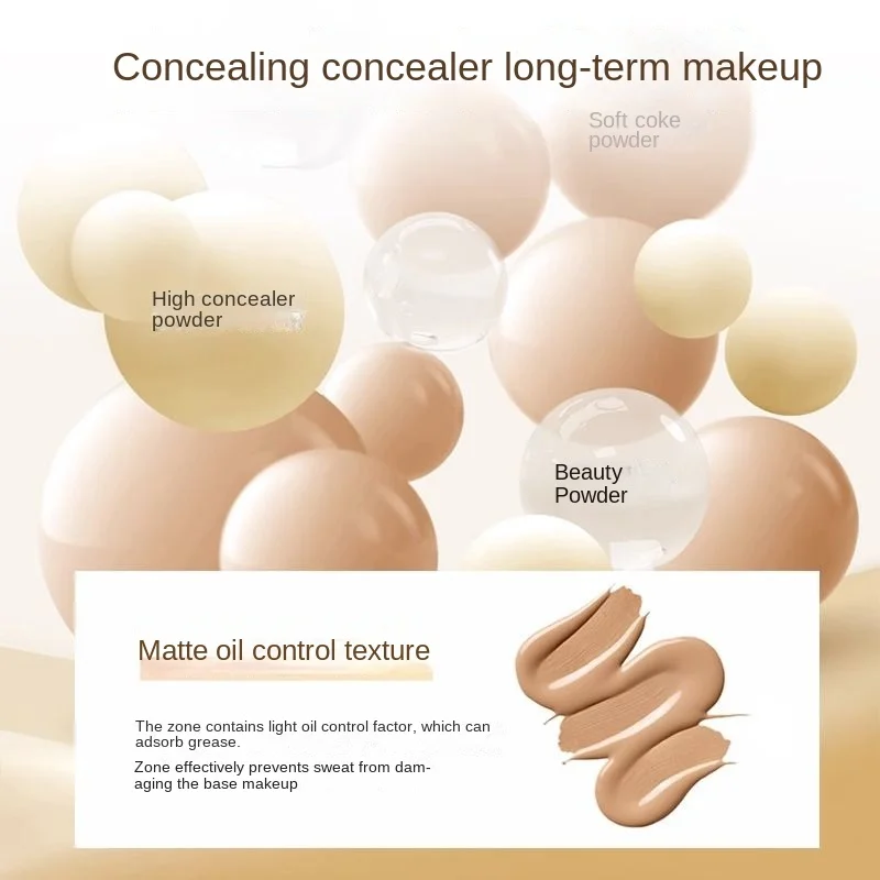 KoreaTFIT Fit Cover Liquid Foundation Long-Lasting Waterproof Makeup Concealer Moisturizing BB Cream Not Dull Cosmetics 30G