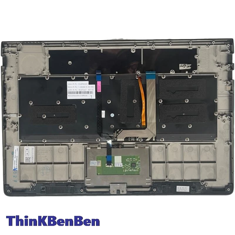DE Deutsche schwarze Tastatur-Obergehäuse-Handballenauflage-Shell-Abdeckung für Lenovo Yoga 3 Pro 1370 5CB0G97360