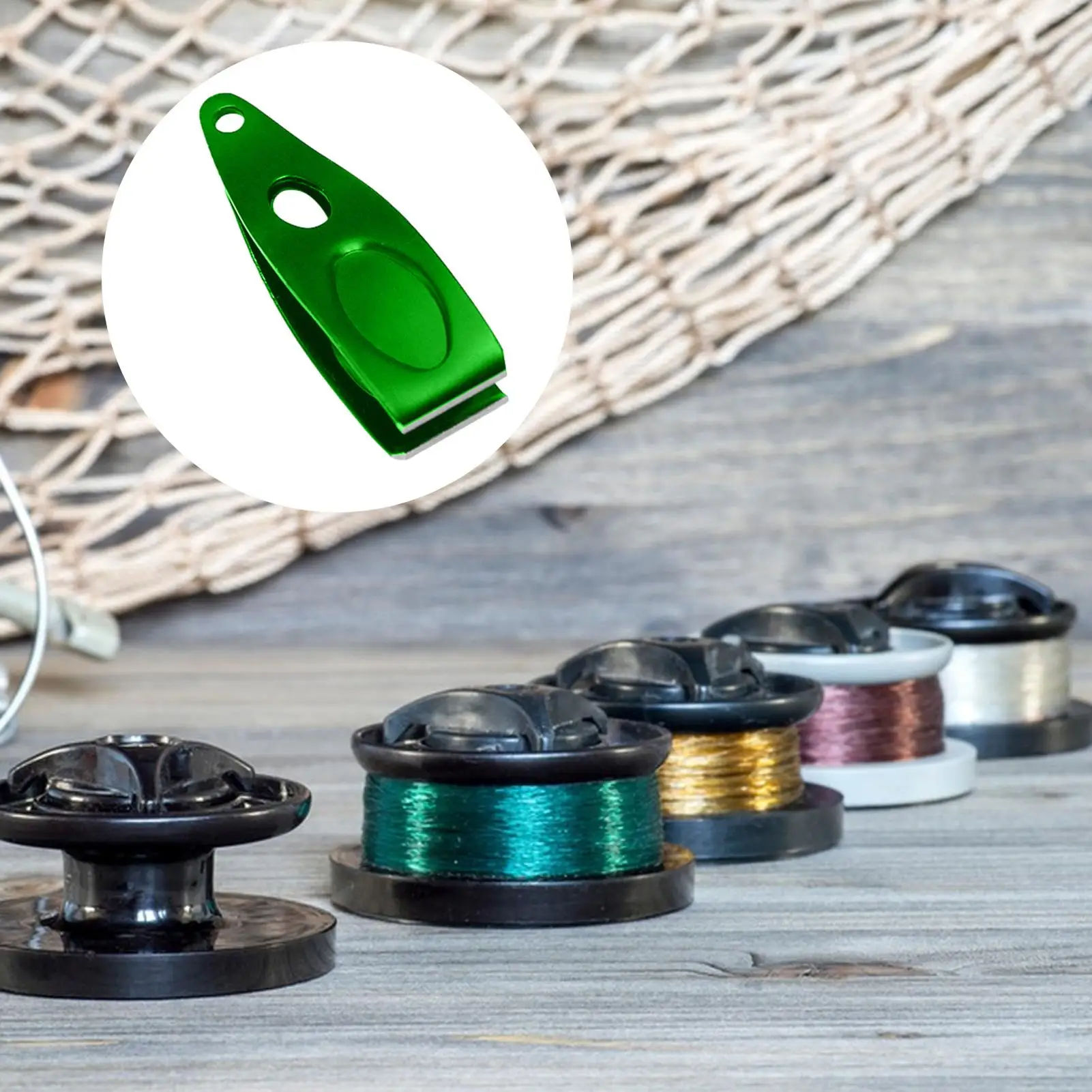 1 Stück tragbarer Angelschnurschneider für Nylon- und Carbonfaser, einfach zu bedienende Köderschere, Fischzubehör, Hakenlöser – Detail 6