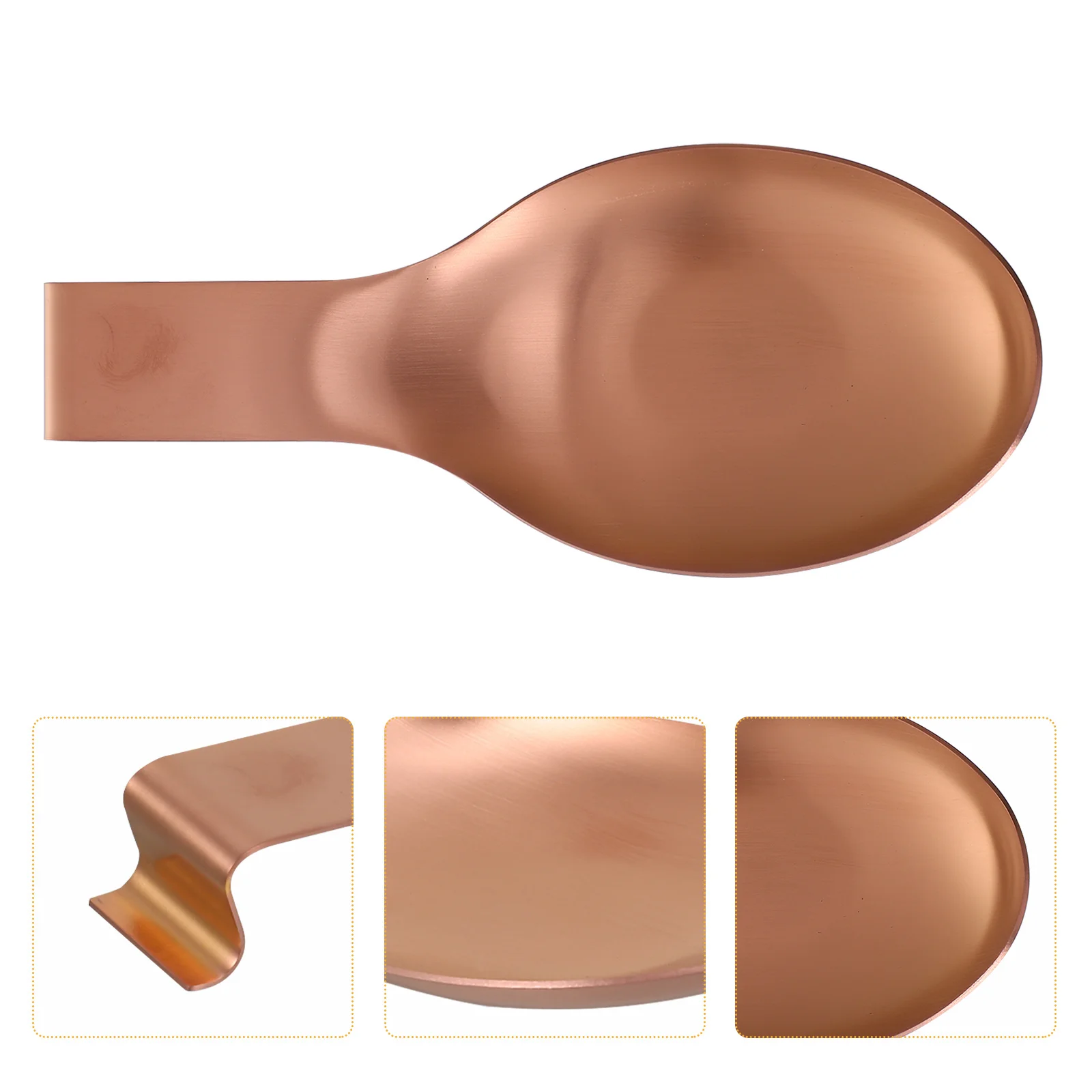 

1Pcs Wide Surface Spoon Holder Stainless Steel Soup Ladle Cushion for Kitchen Utensil Storage Keeps Countertop Clean and