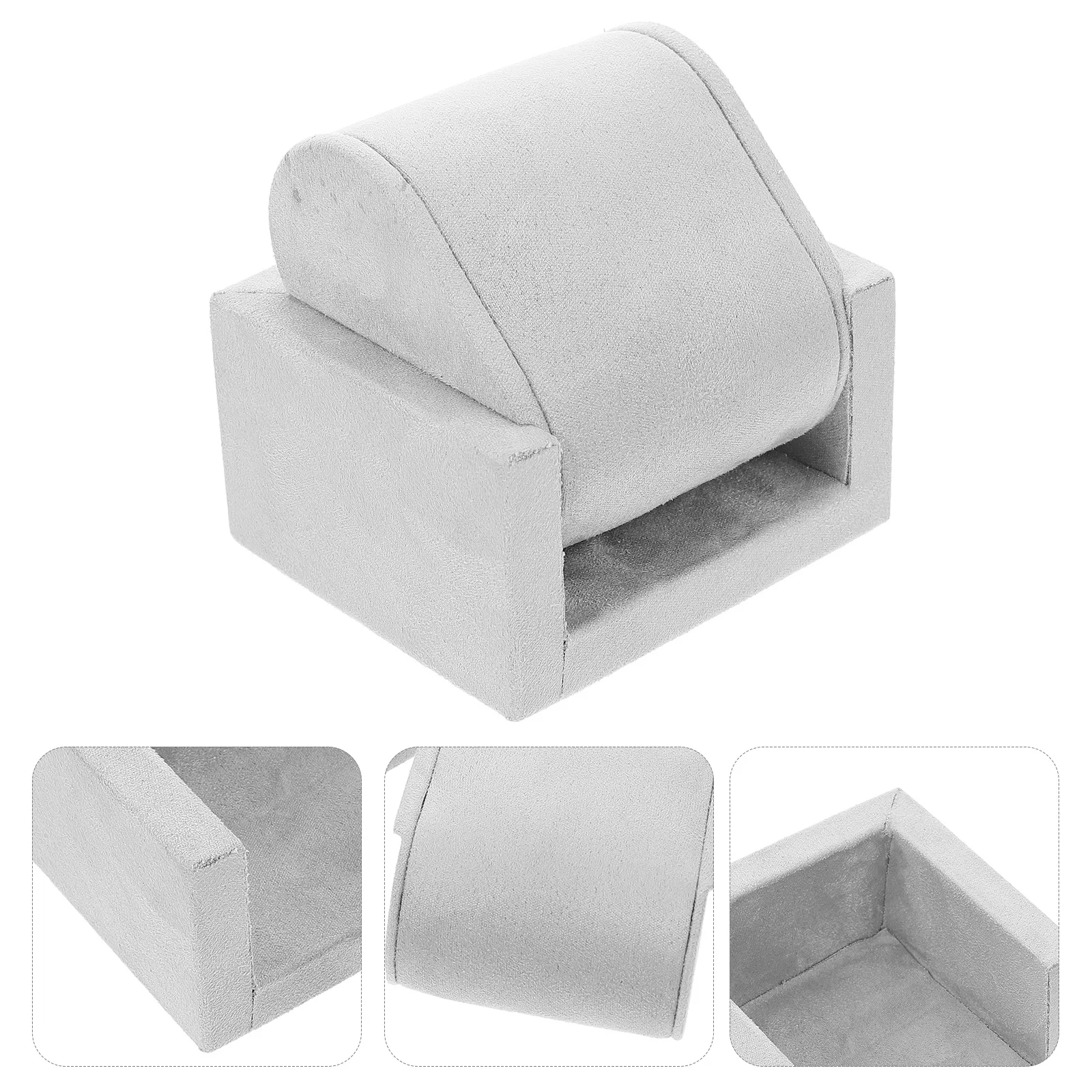 

High Grade Watch Display Stand Single Holder Cashmere Jewelry ganizer Scratch Proof Base Tabletop Watch Stand Display