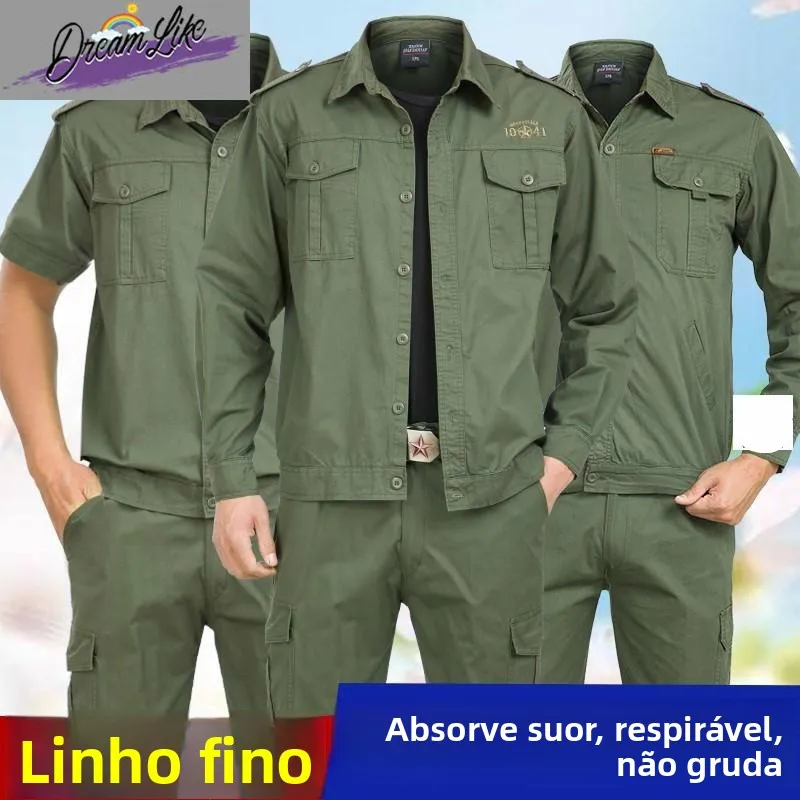men's-summer-thin-cotton-work-uniform-set-pure-cotton-wear-resistant-camouflage-workwear-for-welders-in-construction-sites