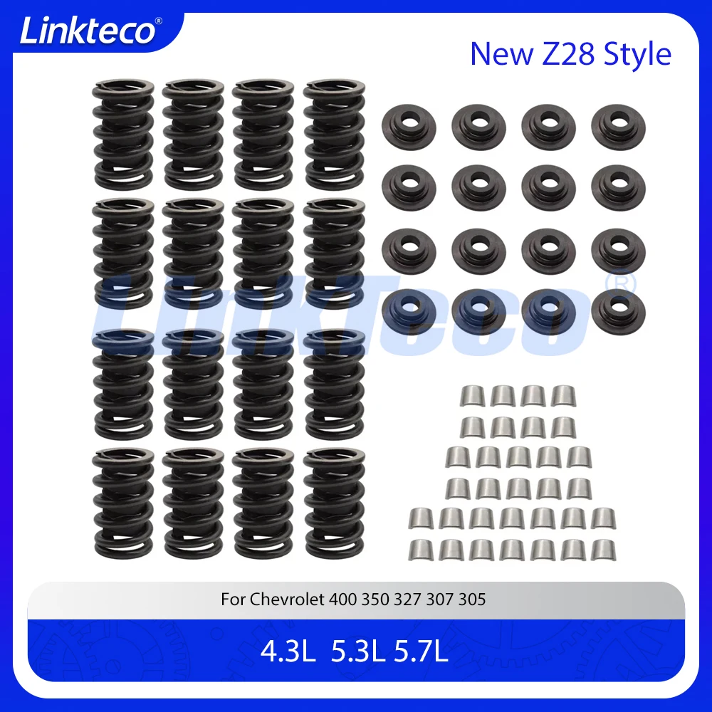 

Engine New Z28 Style Valve Spring Retainer & Lock Set Fit 4.3 5.3 5.7 L For Chevrolet 400 350 327 307 305 4.3L 5.3L 5.7L