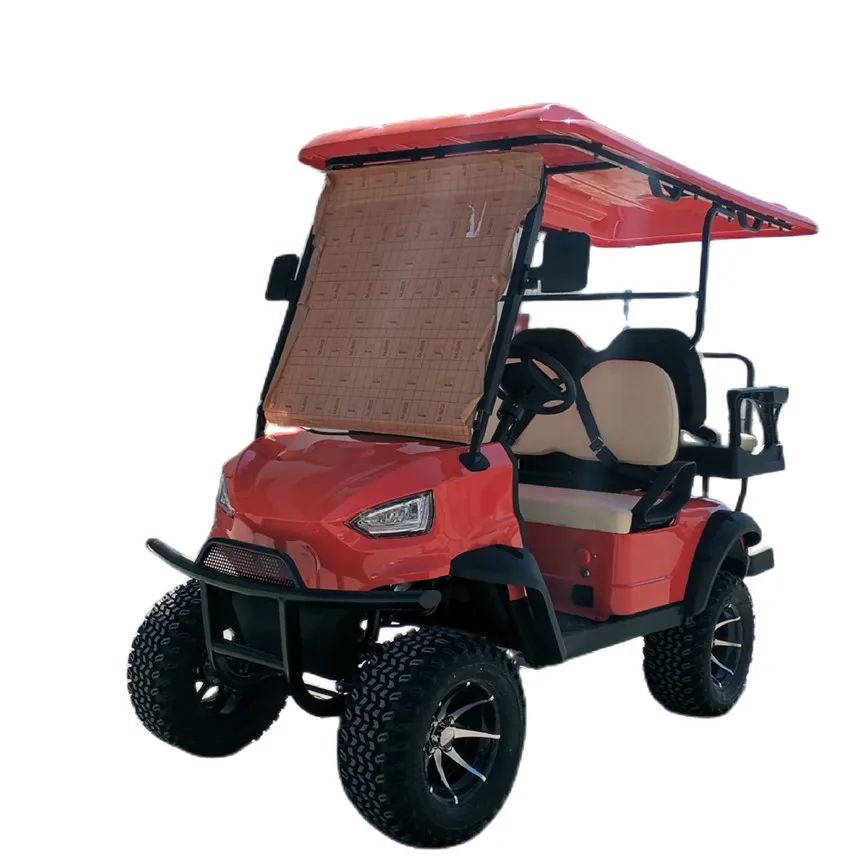 Custom 60V72V Golf Cart 4 Wheel Disc Brake Electric Car For Adults 2+2 Seater Electric Golf Cart Best Price With Factory Price