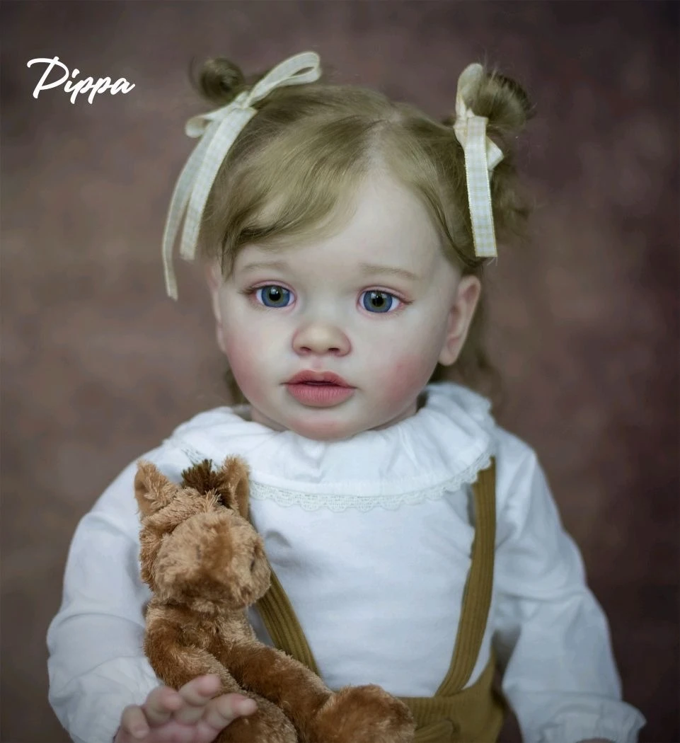 Unvollendete Reborn-Kits Pippa Realistische unbemalte Puppenteile