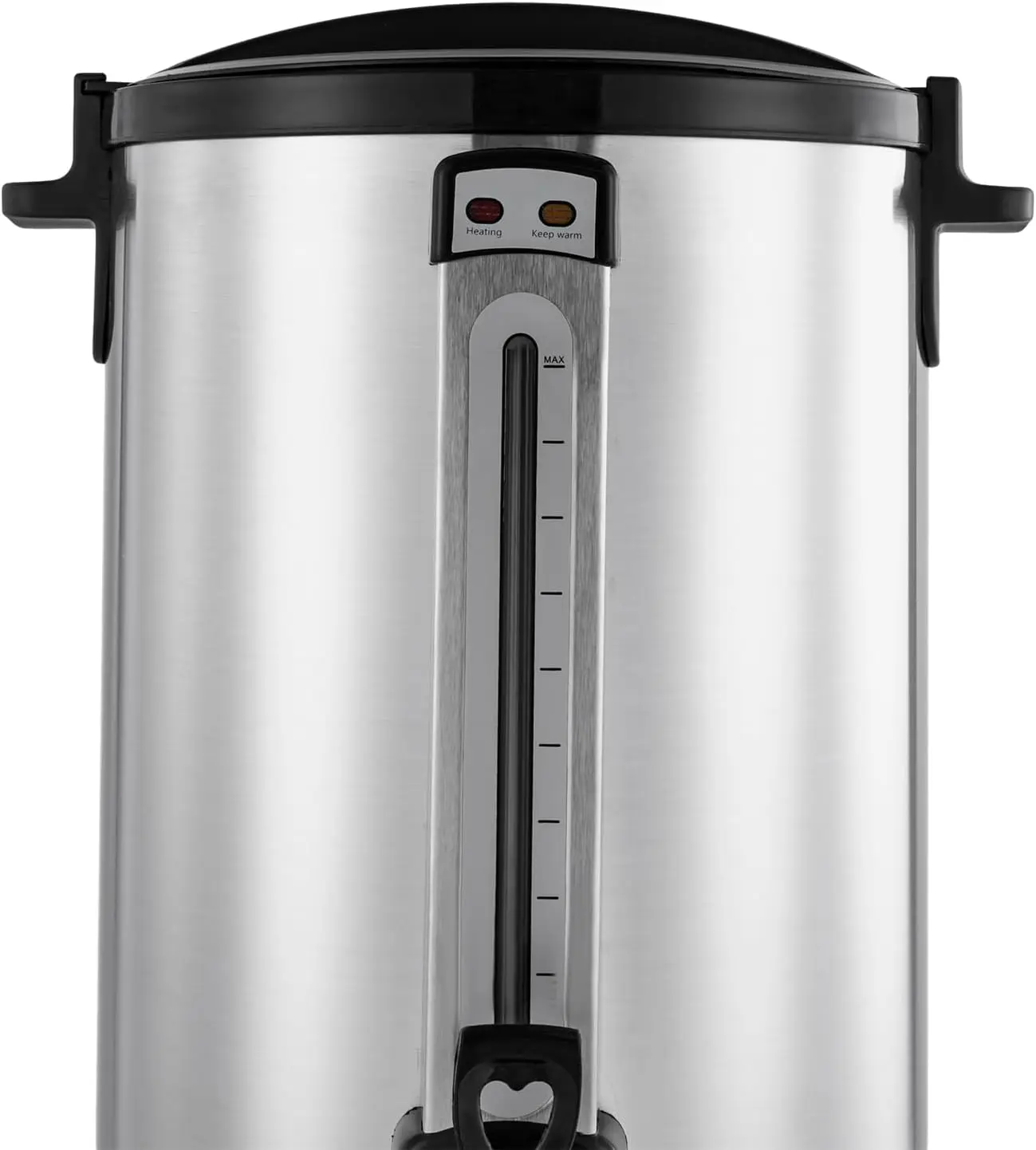 ماكينة صنع القهوة سعة 120 كوبًا، وعاء قهوة كهربائي، موزع مياه ساخنة، ماكينة صنع القهوة التجارية سعة 20 لترًا لمياه الغليان، بروين