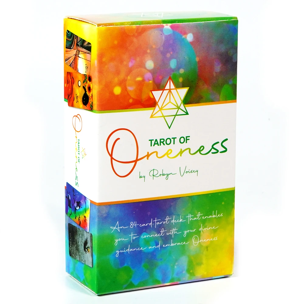 

Tarot of Oneness, колода Таро с 84 картами, позволяющая вам общаться с вашим Божьим руководством и благородностью