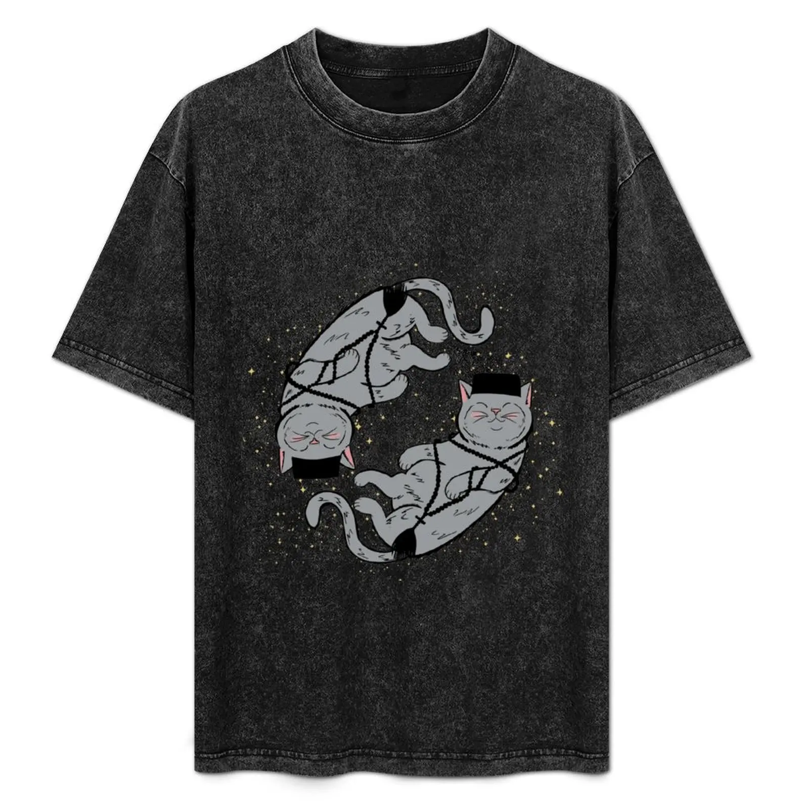 

Prayer Rope Cats T-Shirt Basic Breathable Solid Color T-Shirt