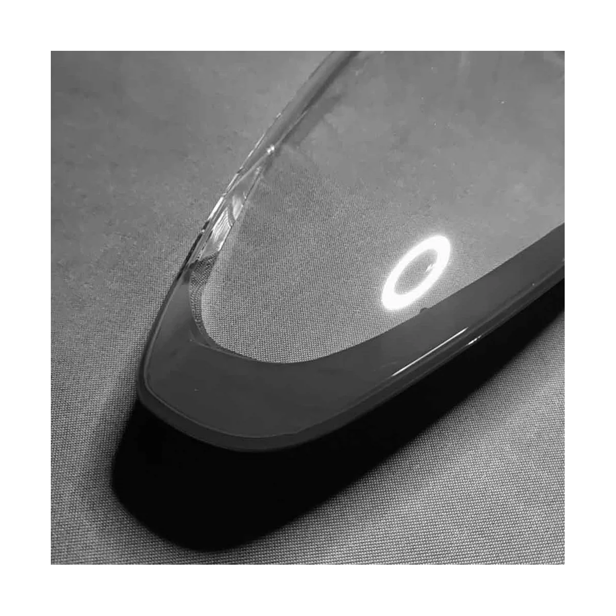 Sche cayenneの左フロントライト,クリアレンズケース,カーヘッドライトハウジング,2015-2017