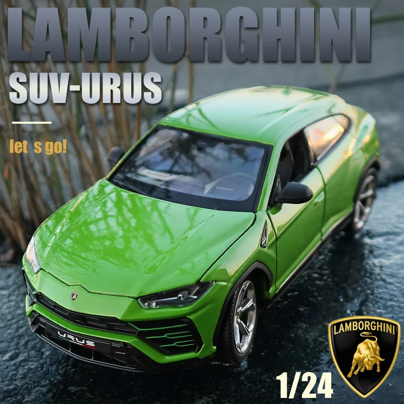 

WELLY 1:24 Lamborghini Urus SUV Alloy Model Die casting Metal Toy Sports Car Model High Simulation Collection Childrens Toy Gift