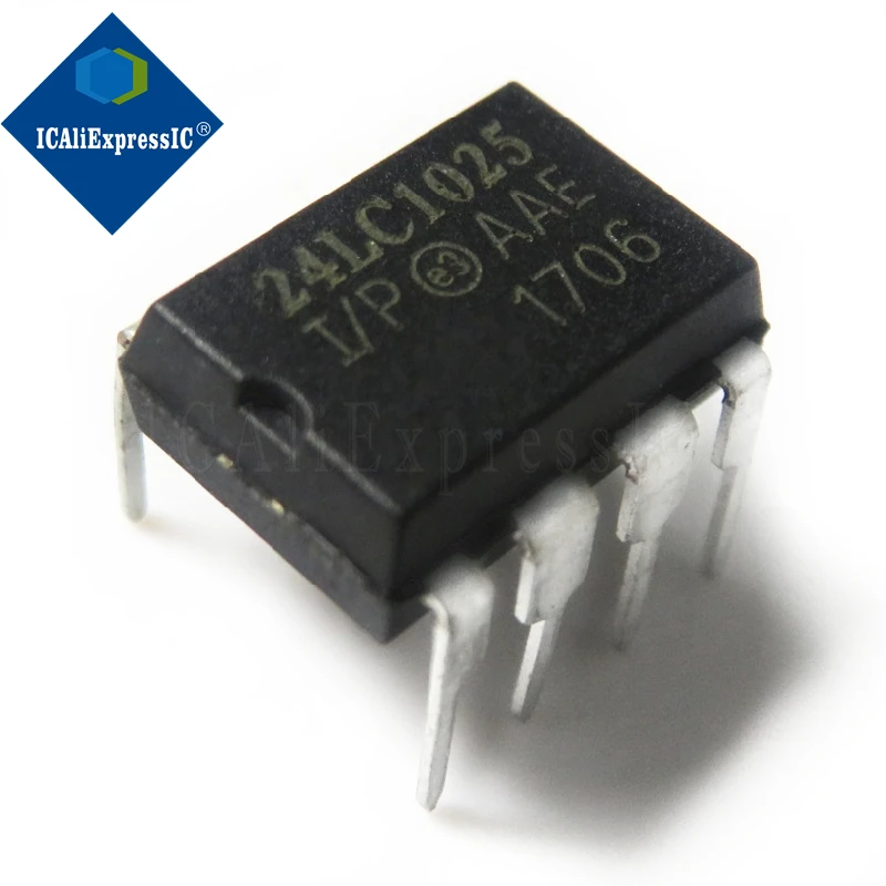 1 قطعة PIC24LC1025-I/P PIC24LC1025 24LC1025-I/P