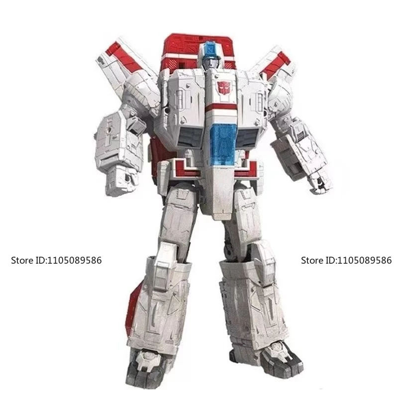 منتج جديد متوفر في المخزون مع الصندوق الأصلي Transformer G1Jetfire جمع الحلي الديكور الألعاب الكلاسيكية الشكل هدايا العيد