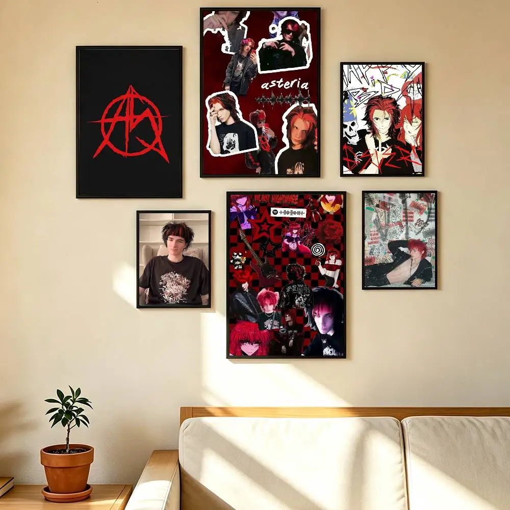 Asteria K-Kets4eki PARTY4LIFE Poster High Quality Dorm Living Room Aesthetic Wall Decoration Painting Stickers Gift