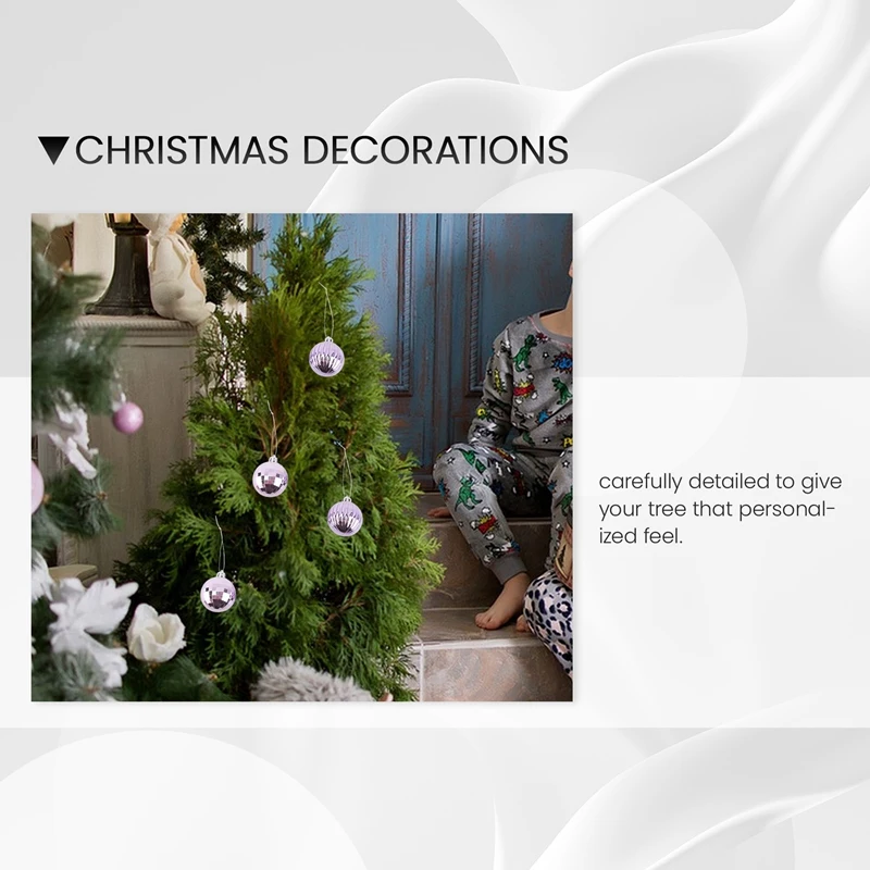 Christmas Ornaments Shatterproof Christmas Tree Ornament Purple