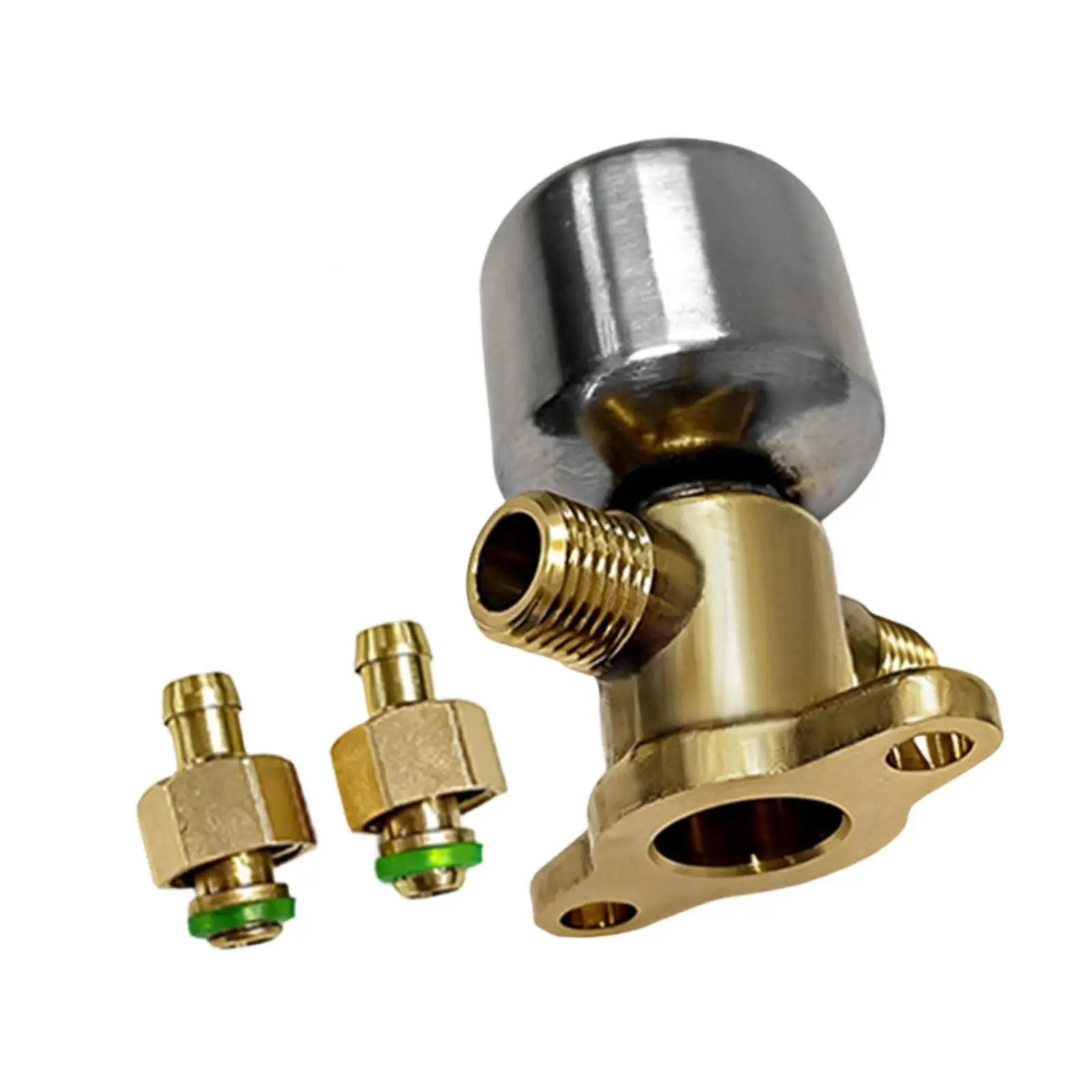 Garden Sprayer Nozzle Brass Cylinder Body Air Tank Connector for Pump Spray Wand and Agricultural Double Cylinder Use
