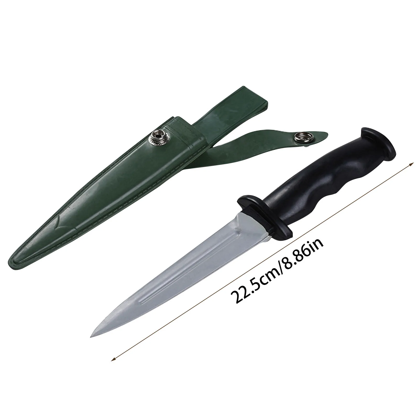 Trick Dagger Fake Knife Rubber Tongue Retractable Blade Fun Joke Prank Halloween Prop April Fools \' Day Party Performance Toys