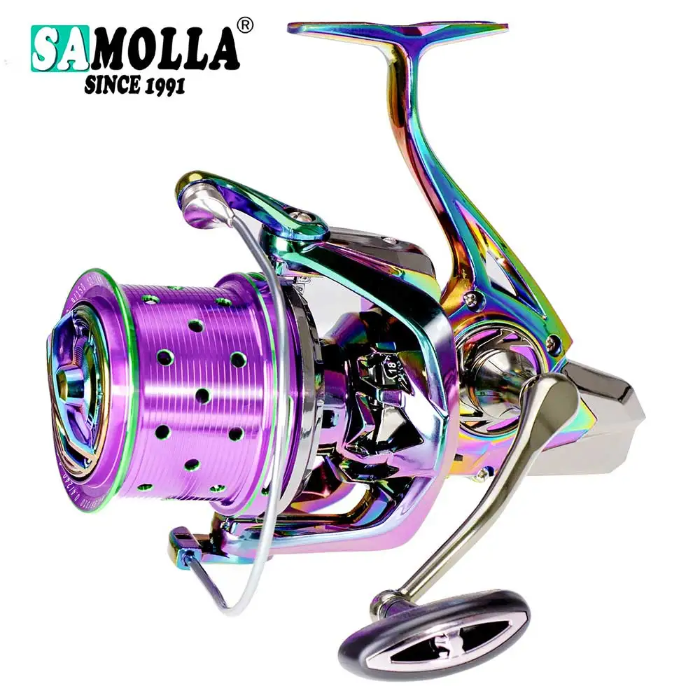 

Metal Fishing Spinning Reel Coil Saltwater 25KG Max Drag 18+1BB Carretilha Freshwater All Metal Body Moulinet LS8000-12000 Spool