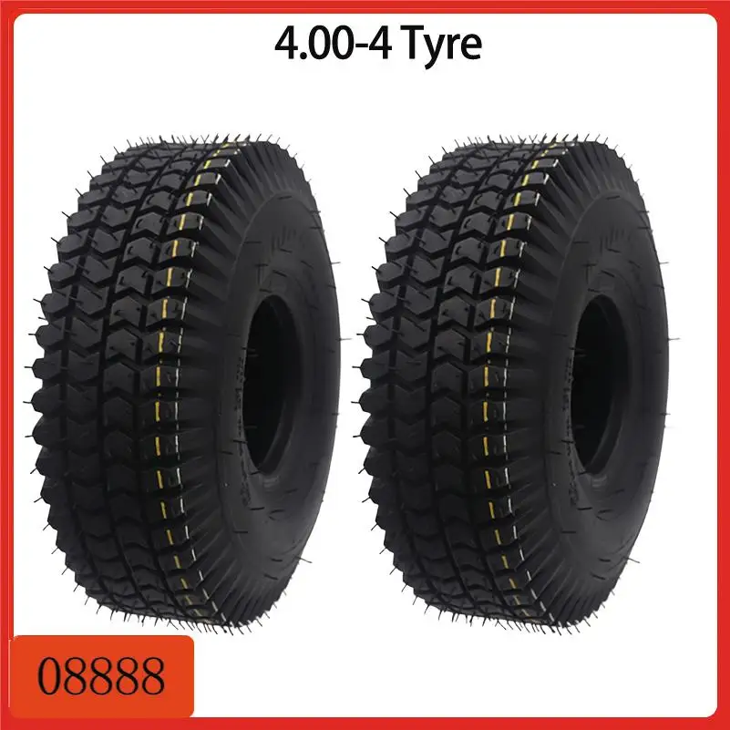 

4.00-4 Inflatable outer tire, thickened rubber tire suitable for trolley tire accessories