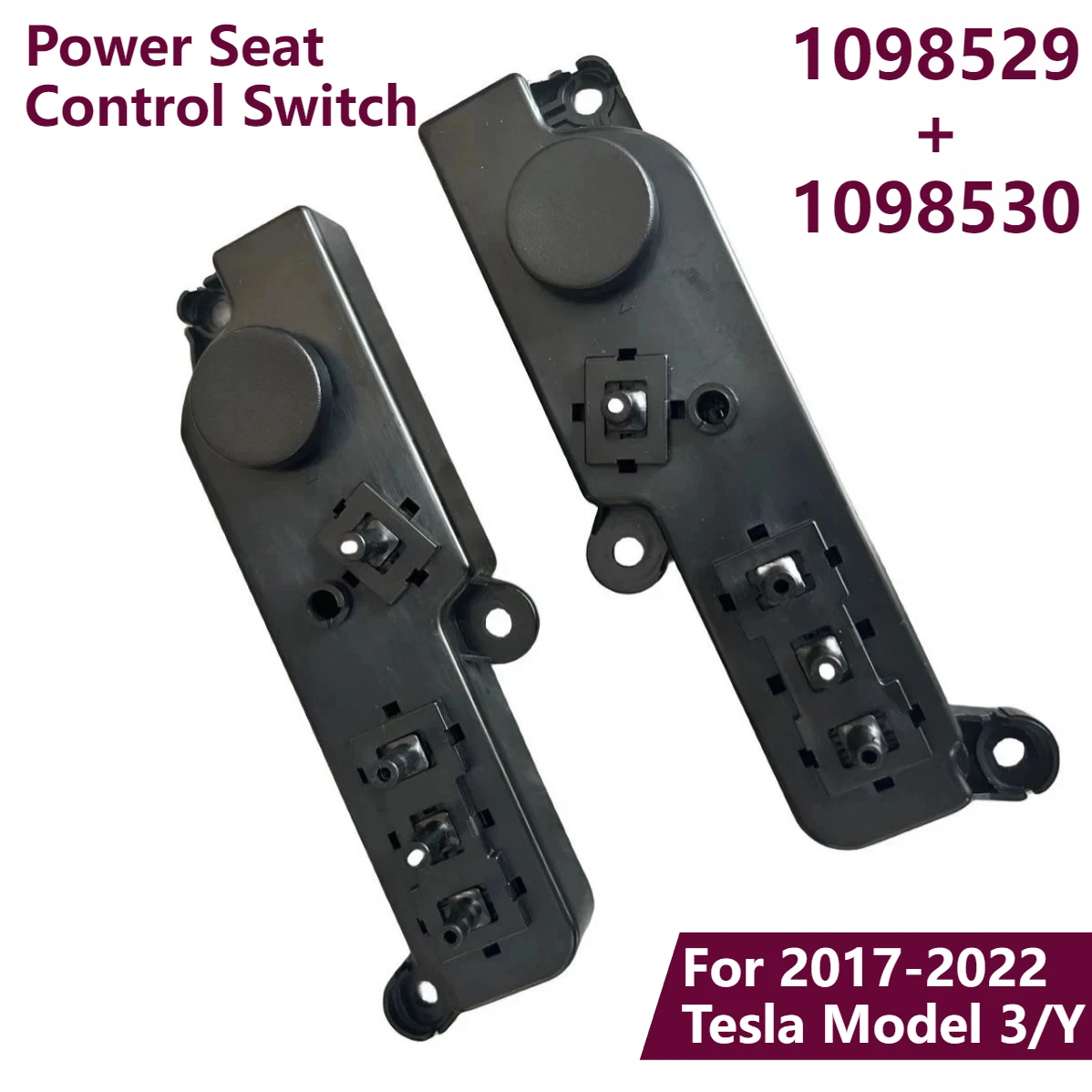 

Переключатель управления сиденьем, передний левый и правый, 2X для Tesla Model 3/Y 2017-2022 1098529 1098530 1098530-00-F