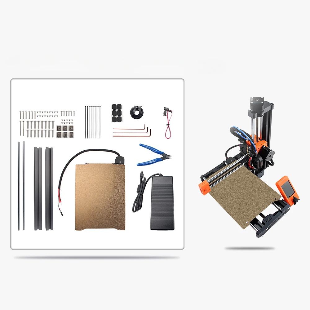 3D printer Prusa MINI extended version upgrade kit is suitable for Prusa mini complete machine DIY upgrade