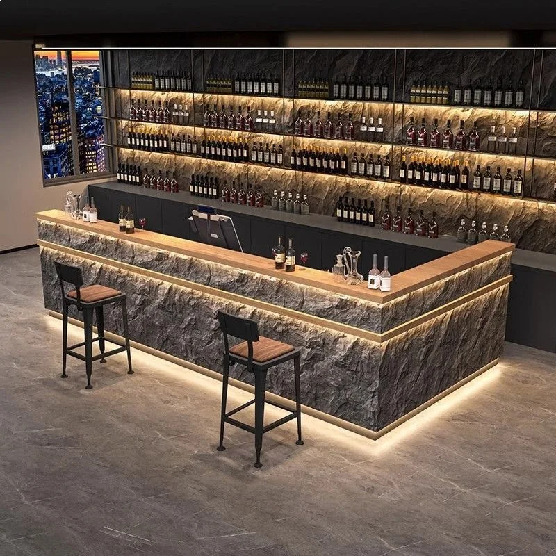 Bar Bar Cabinet Tavern Bar Operating Desk Coffee Shop Milk Tea Front Desk