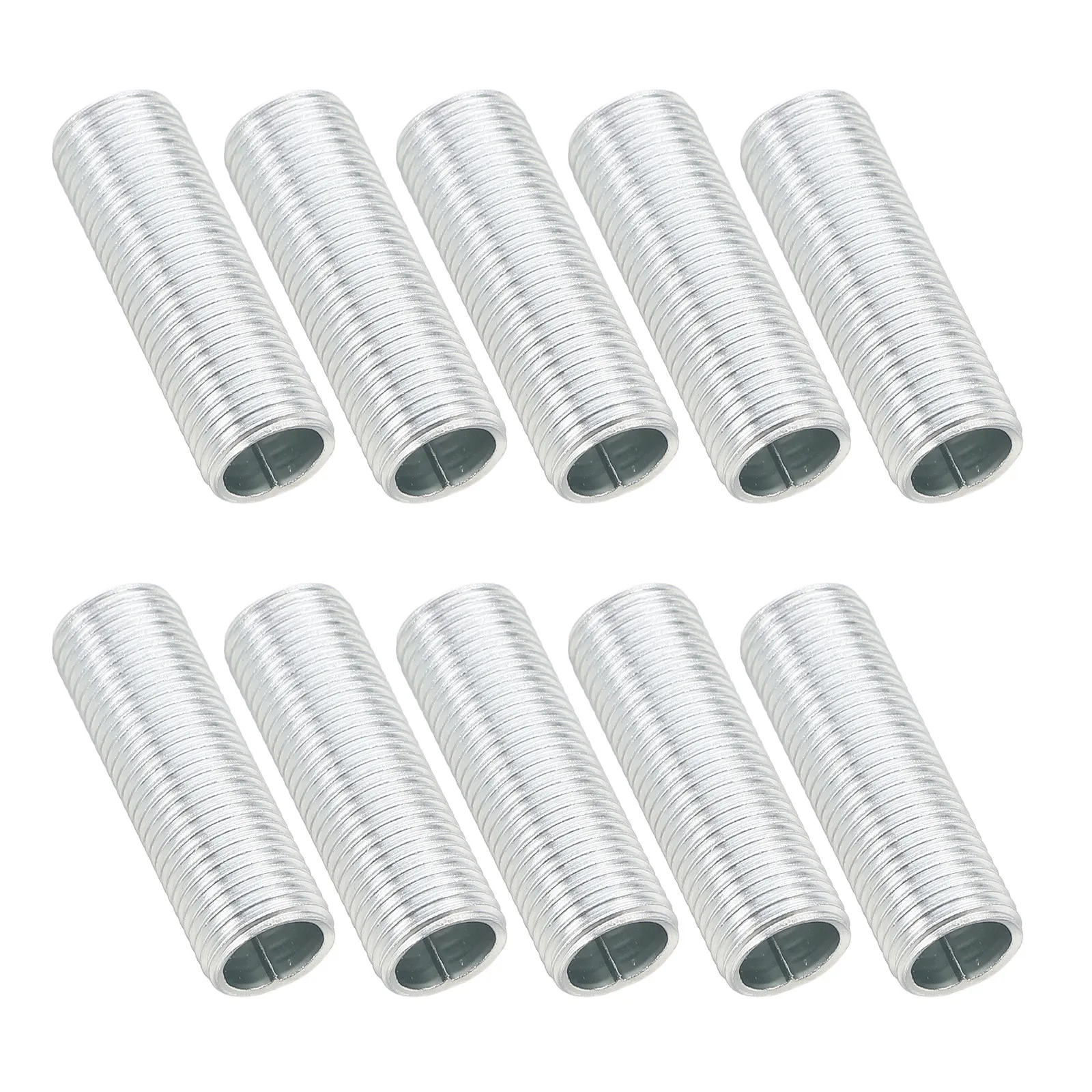 10 Pcs Wall Light Connecting Rod Lamp Extension Pipe Parts Threaded Tube for Coupling Chandelier Stem