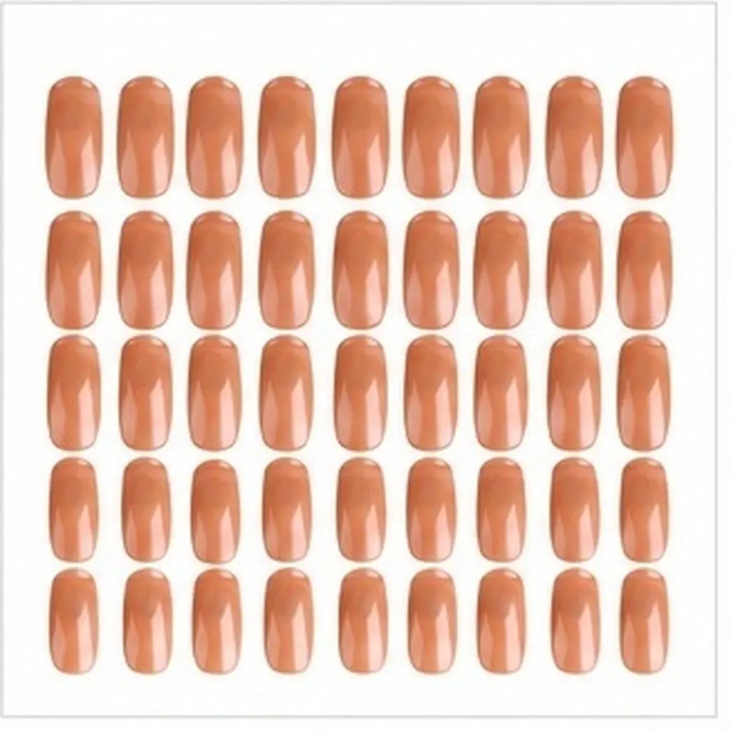 200Pcs False Nail Tips for Nail Art Practice Premium Material Artificial Nails Fit Natural Nails Manicure Training Tips DIY