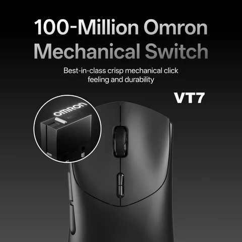 Беспроводная игровая мышь Rapoo VT7 MAX с высокой точностью — внешний вид товара