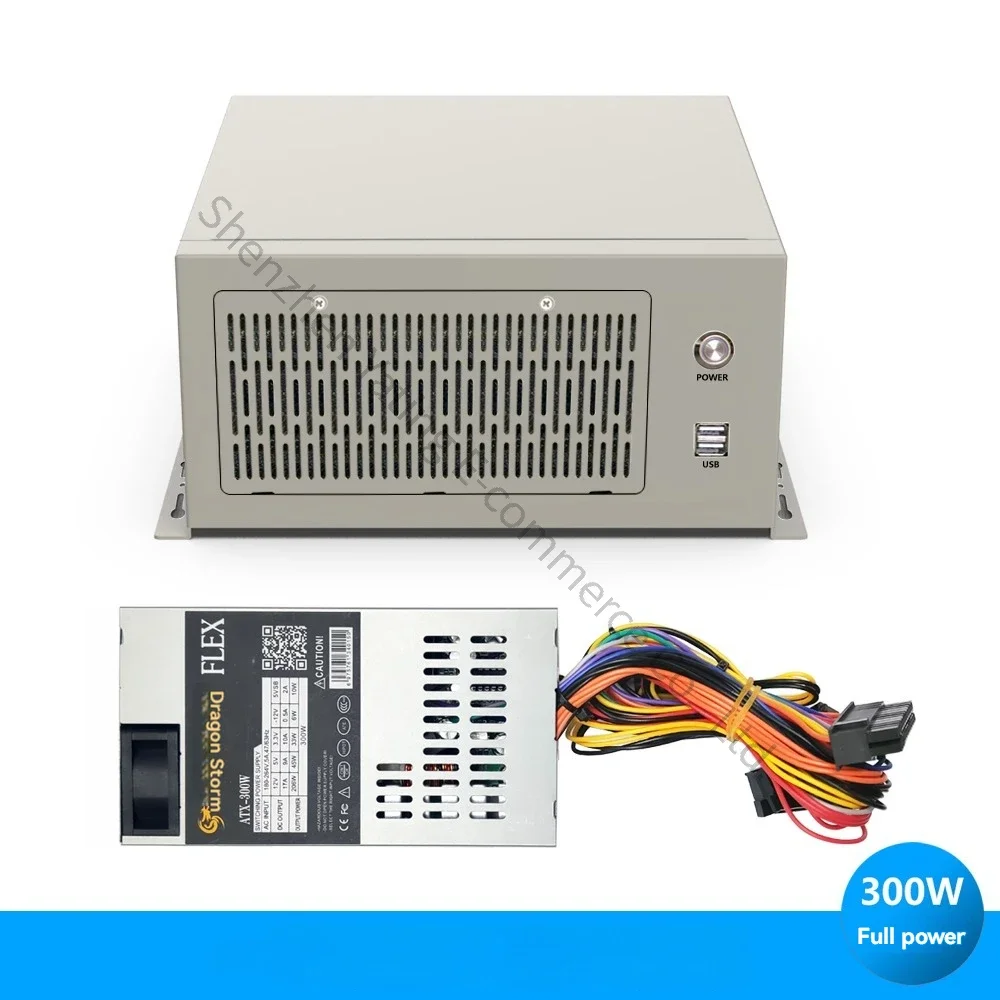 New Brand New Mini Wall Mounted Industrial Control Chassis 258MM Suitable for Visual Servers FLEX Power Supply Air-cooled
