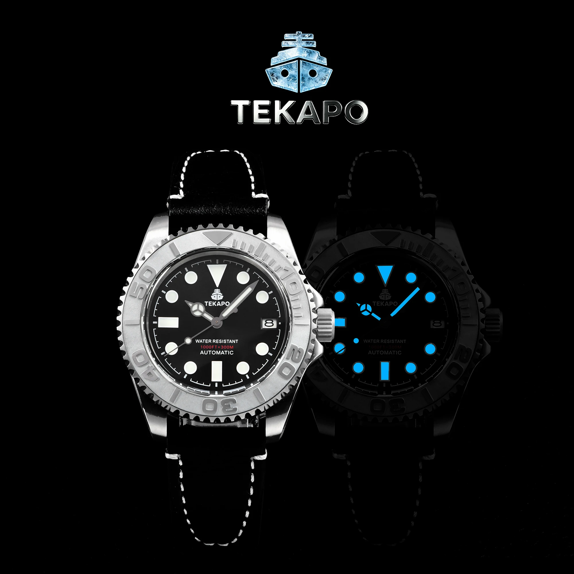 Titanium Sport Watch - TEKAPO Titanium Watch 300m Deep Sea