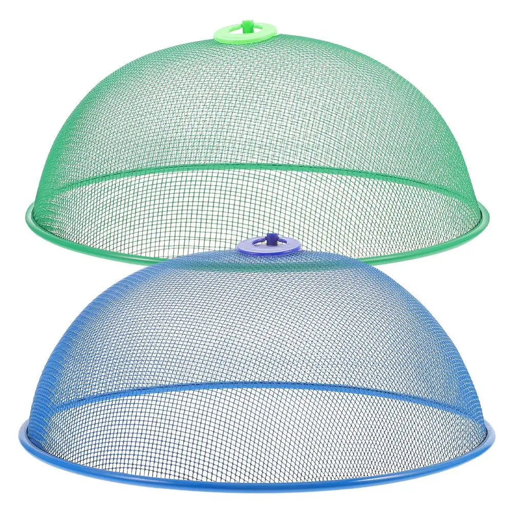 

2pcs Food Wrought Iron Mesh Outdoor Camping Picnic Food Protective Cover Versatile Durability Lightweight Storage