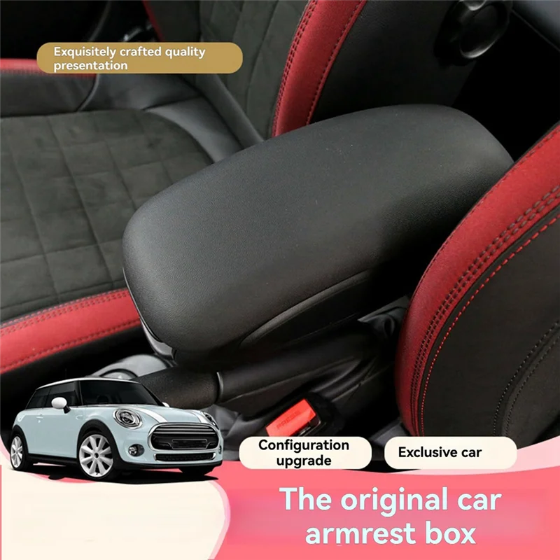Caja de reposabrazos de Control Central de coche, caja de almacenamiento de asiento, accesorios de modificación de coche para BMW MINI Cooper S F55 F56 F57