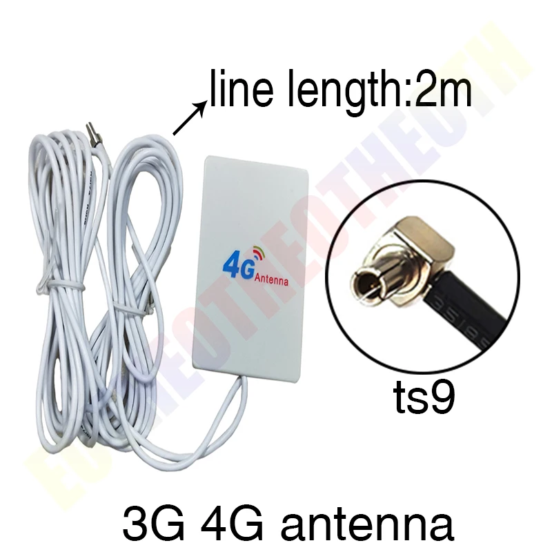 Eoth 3g 4g lte antena 10dbi crc9 conector plug antena roteador repetidor externo modem sem fio antene